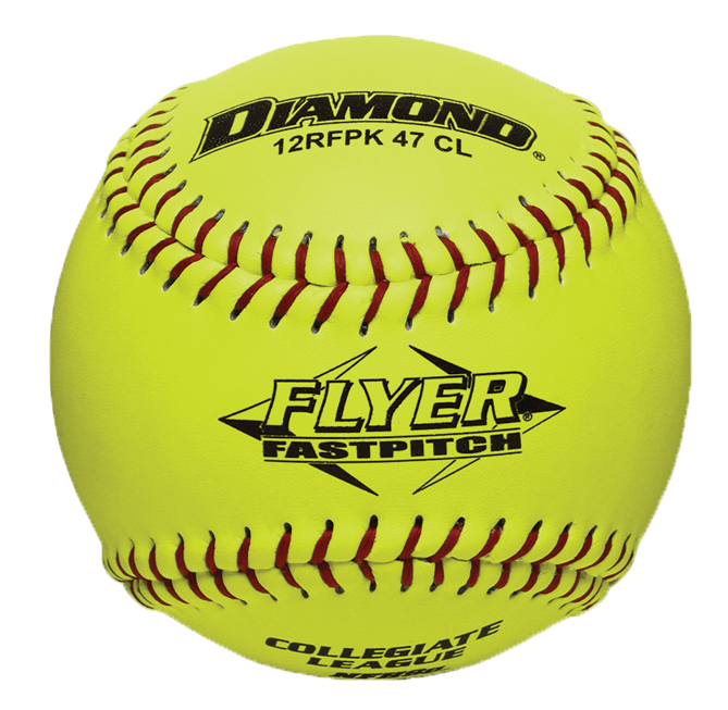 Softballs - Fastpitch - Nfhs Collegiate, 12" Cork, Leather - Pack Of 12 (Model # - 12RFPK 47 CL)