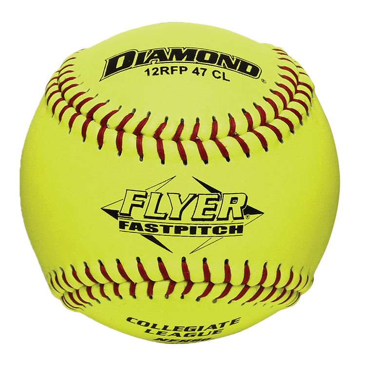 Softballs - Fastpitch - Nfhs Collegiate, 12", Leather - Pack Of 12 (Model # - 12RFP 47 CL)