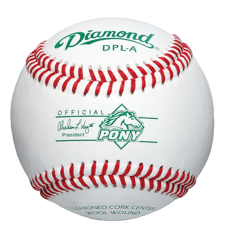Baseballs - Pony League - Pack Of 12 (Model # - DPL-A)