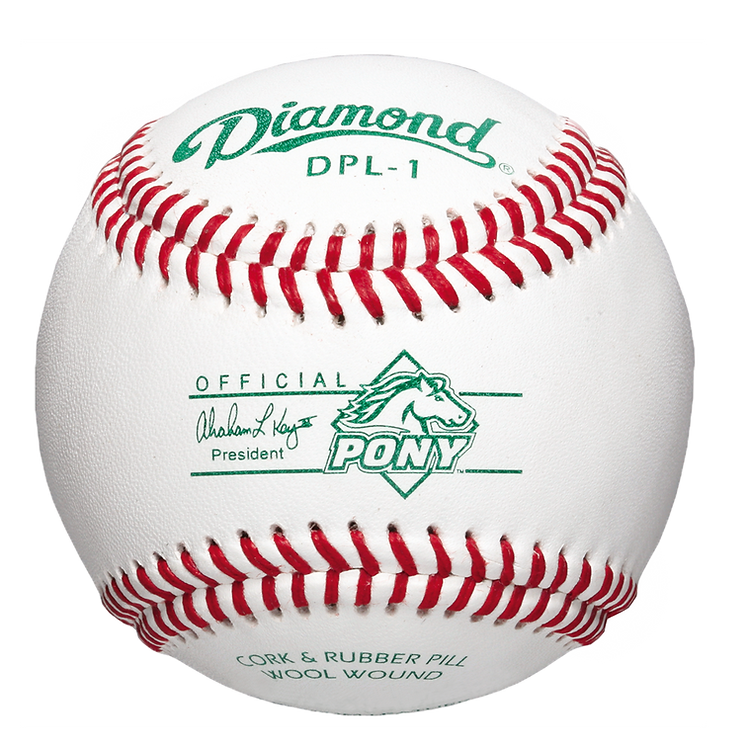 Baseballs - Pony League - Pack Of 12 (Model # - DPL-1)