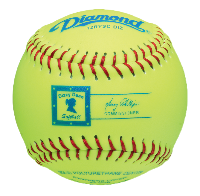Softballs - Youth Organizations - Dizzy Dean, 12" Synthetic - Pack Of 12 (Model # - 12RYSC DIZ)
