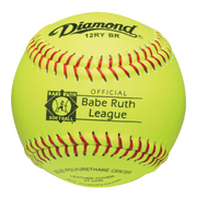 Softballs - Youth Organizations - Babe Ruth, 12" Leather - Pack Of 12 (Model # - 12RY BR)
