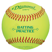 Baseballs - Batting Practice & Dricore®  - Batting Practice, Optic - Pack Of 12 (Model # - DBPY)