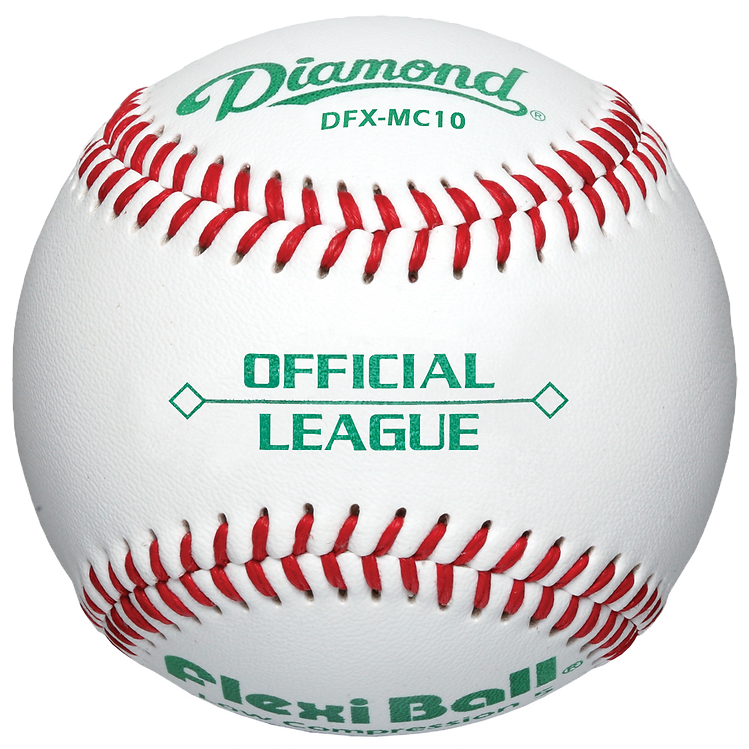 Baseballs - Flexiballs - Level 10, Official, Mid-Compression - Pack Of 12 (Model # - DFX-MC10 OL)