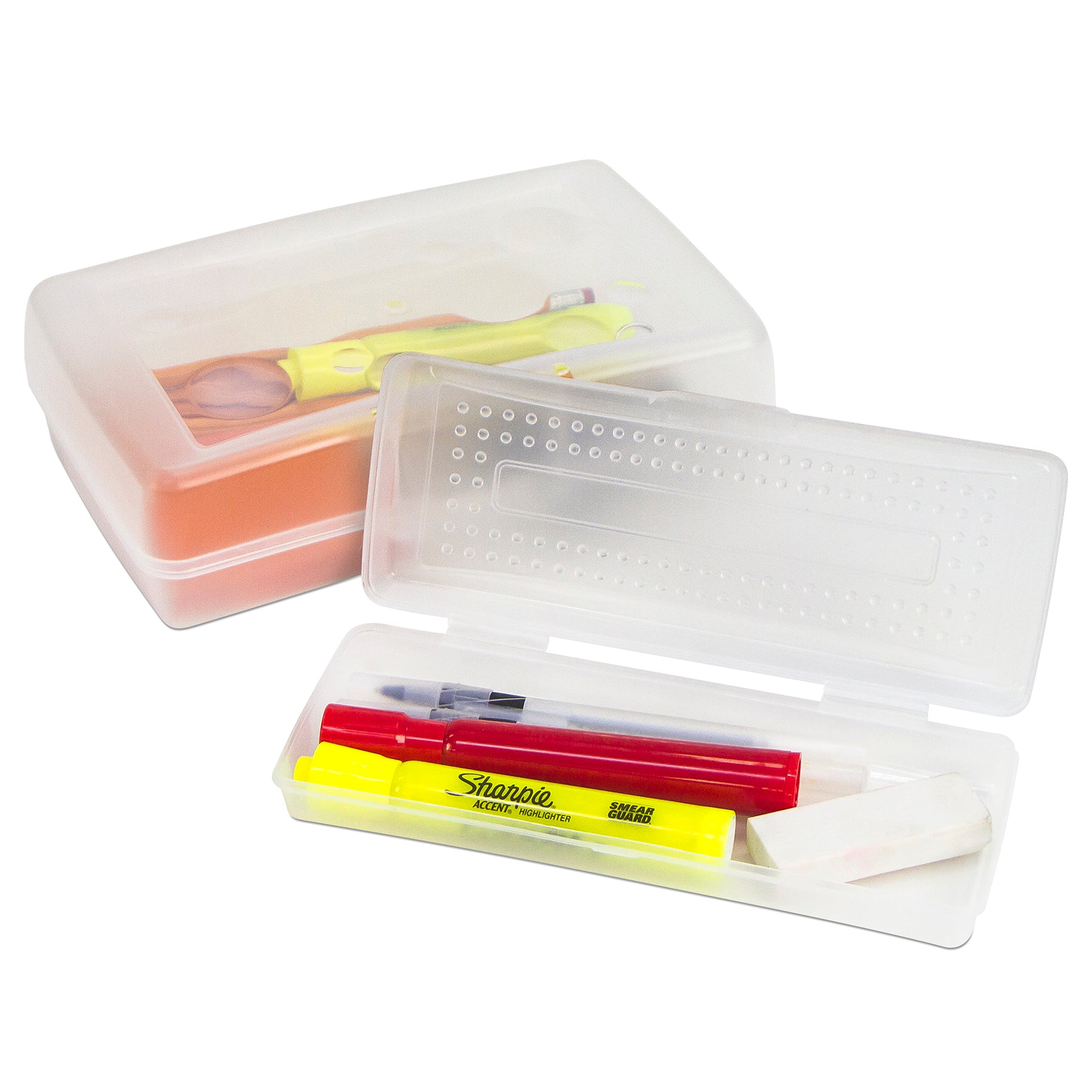 Large Pencil Box, Clear