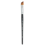 Aqua Elite Angle Shader Brush, Synthetic Bristles, Short Handle Watercolor Paintbrush, Matte Black, Size 1/2 inch, 1 Count