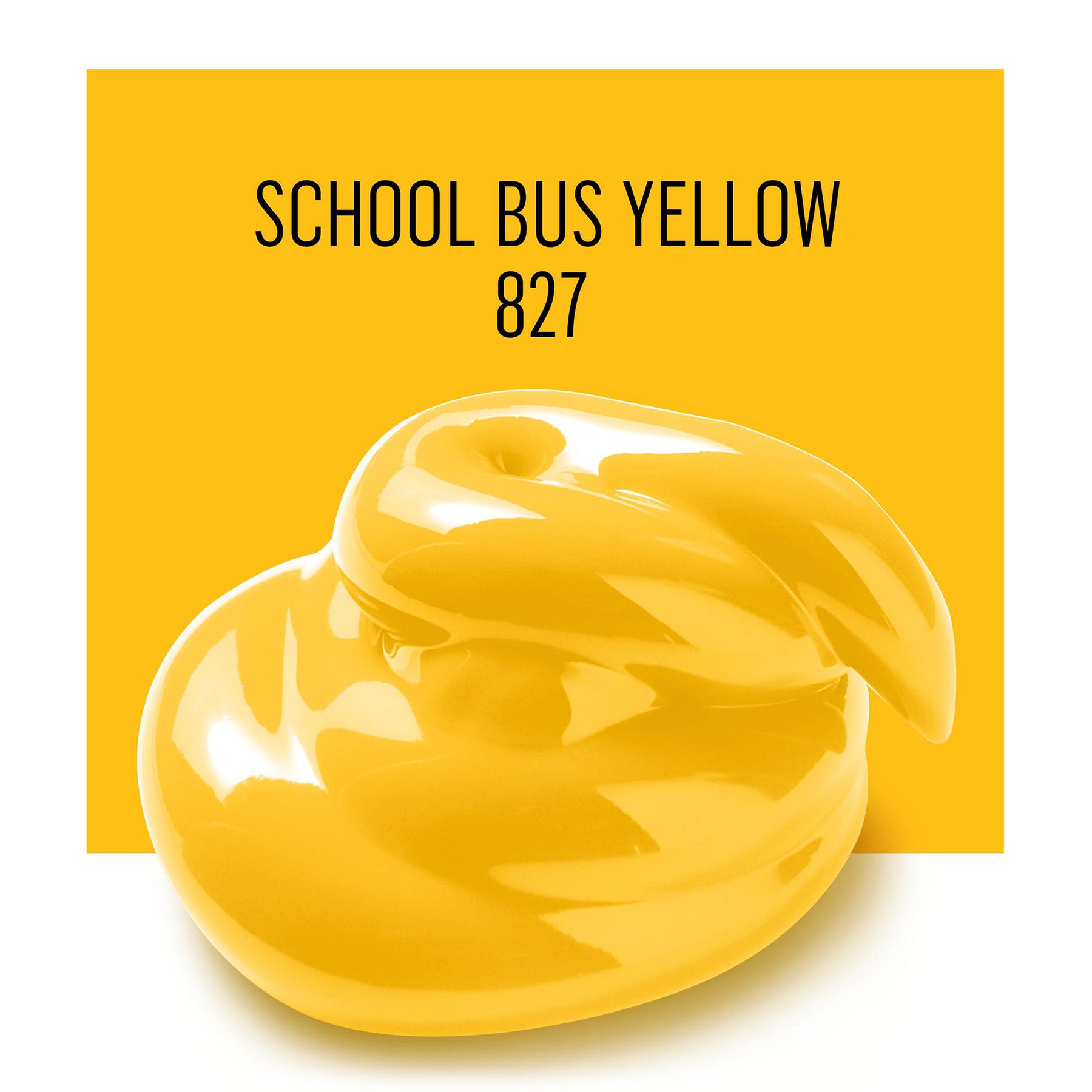 Acrylic Paint Matte, 8oz., School Bus Yellow