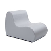 Jaxx Midtown Medium Classroom Soft Foam Chair - Premium Vinyl Cover - Submarine Grey