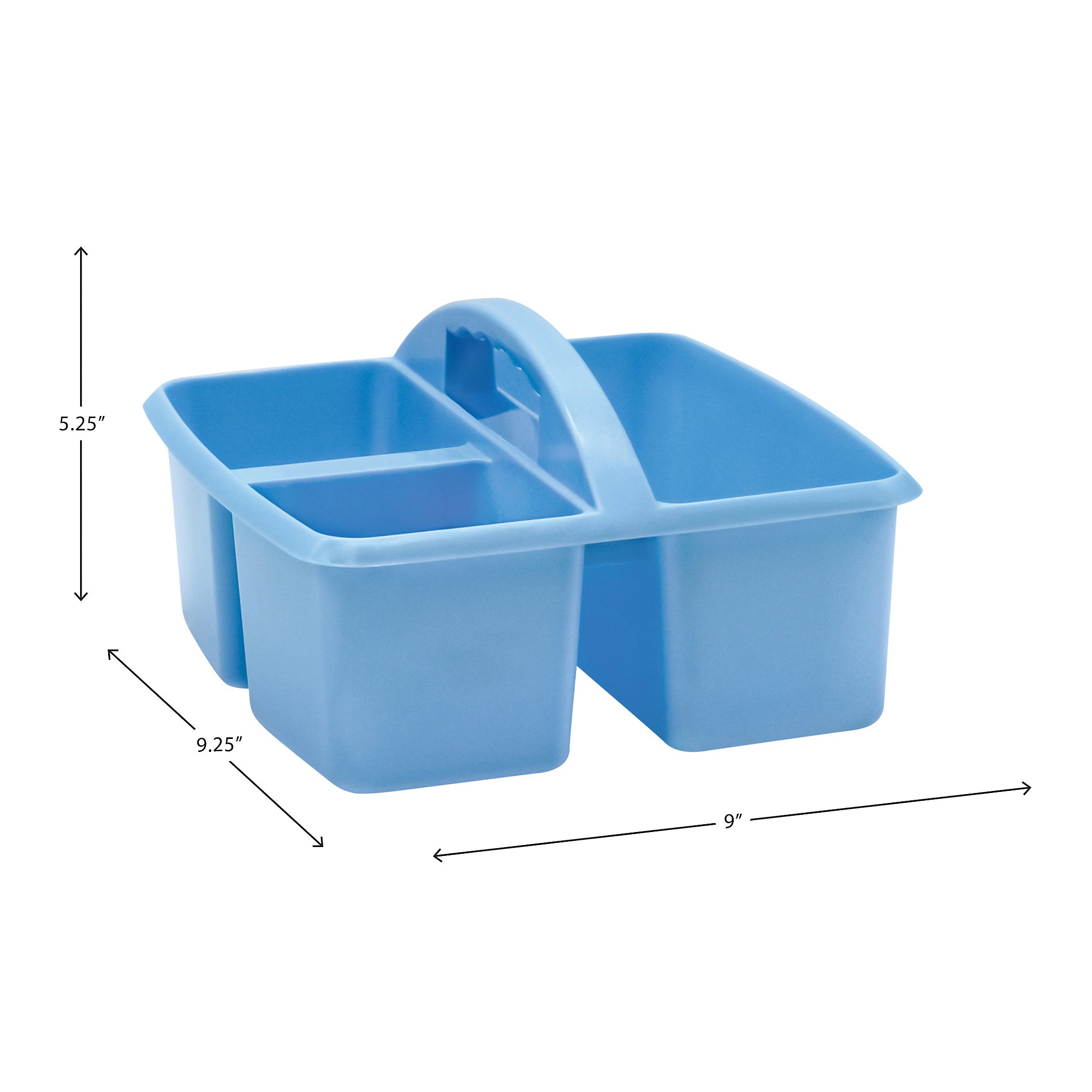 Light Blue Plastic Storage Caddy