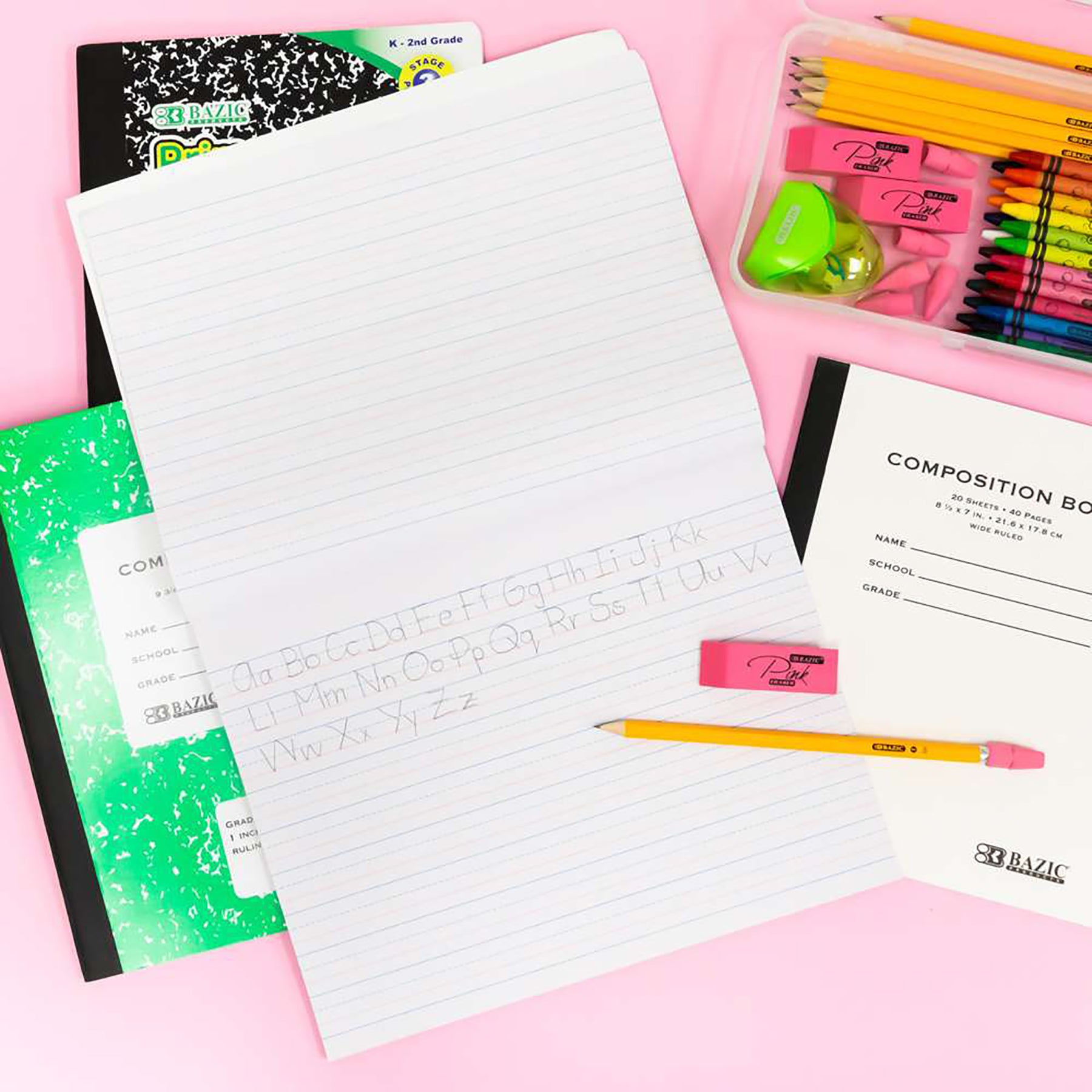 Manuscript Writing Pad, 10.5" x 8", 50 Sheets