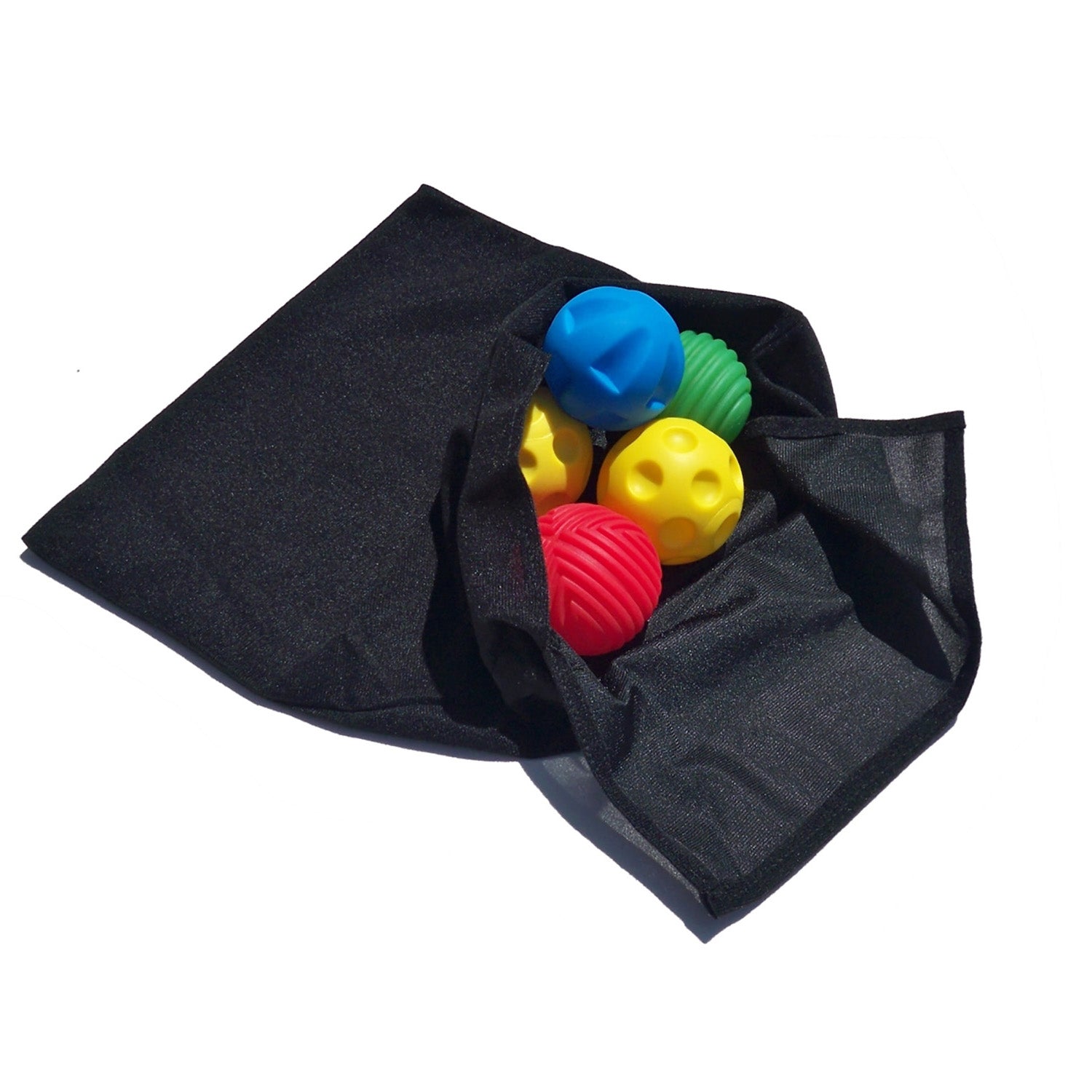 Tactile Sensory Ball Set with Hide-N-Seek Sack, 2", Set of 16
