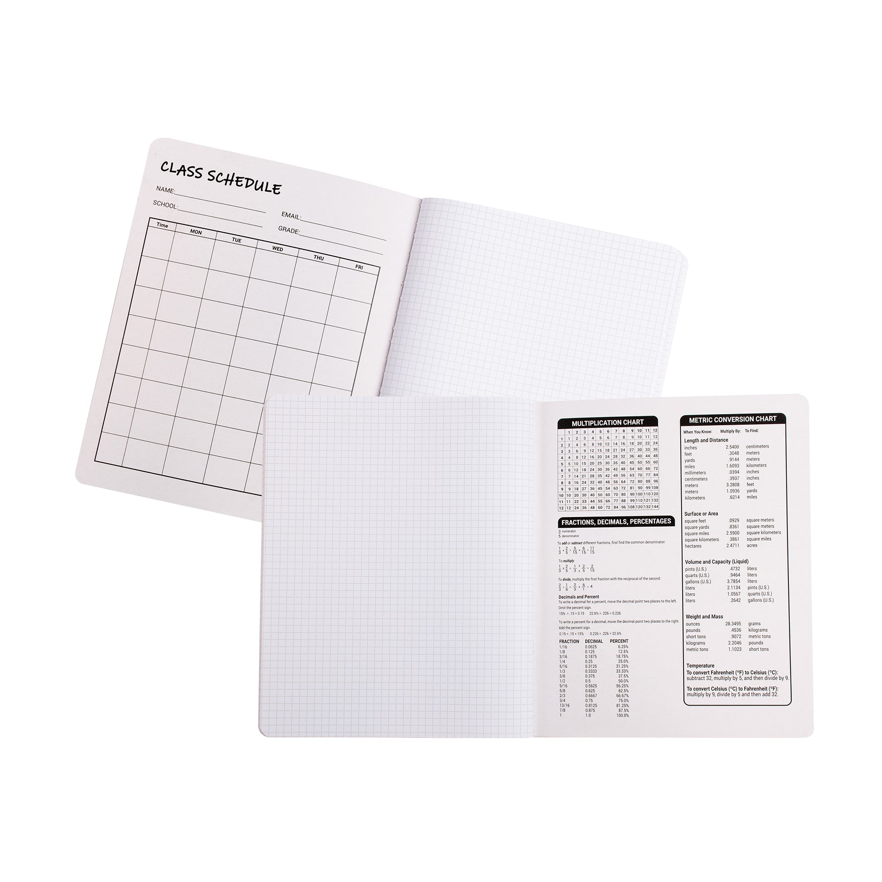 Composition Notebook, 5 x 5 Graph Ruled, Black