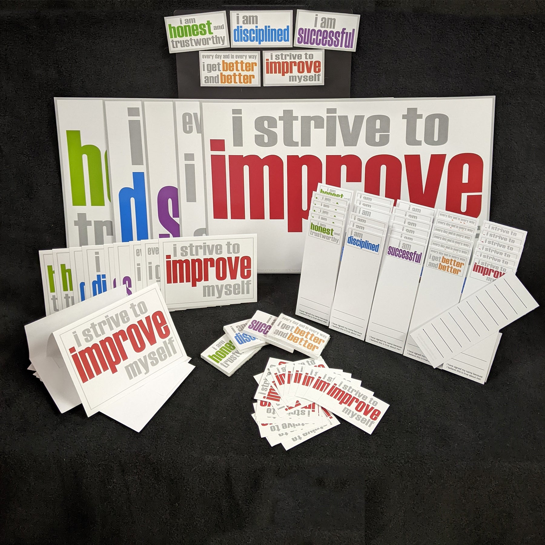 Inner Strength Ultra Booster Set, Posters, Magnets, Notes, Page Keepers, Note Cards, 150 Pieces