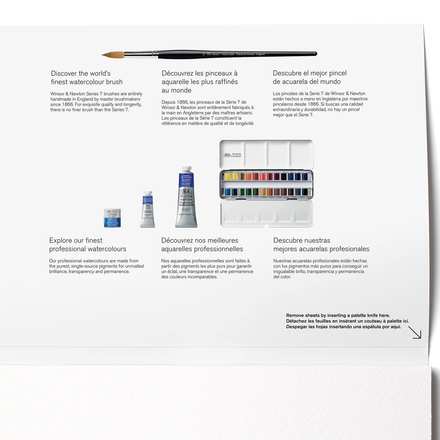 W&N Professional Watercolour Block 140lb CP - 9x12"