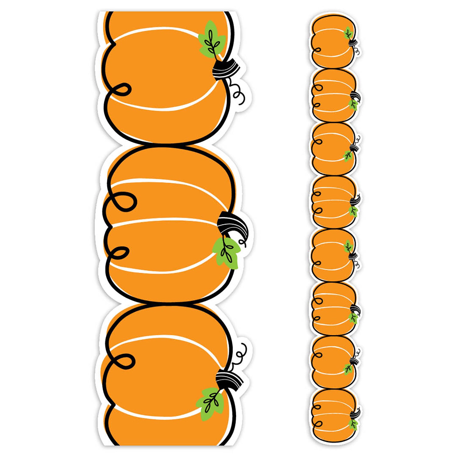 Doodle Pumpkins EZ Border, 48 Feet