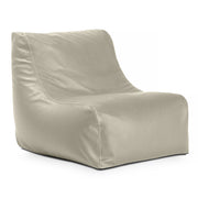 Jaxx Ponce Nautical Edition - Casual Bean Bag Seating for Boat, Yacht & Watersports - Marine Vinyl Mineral Gray