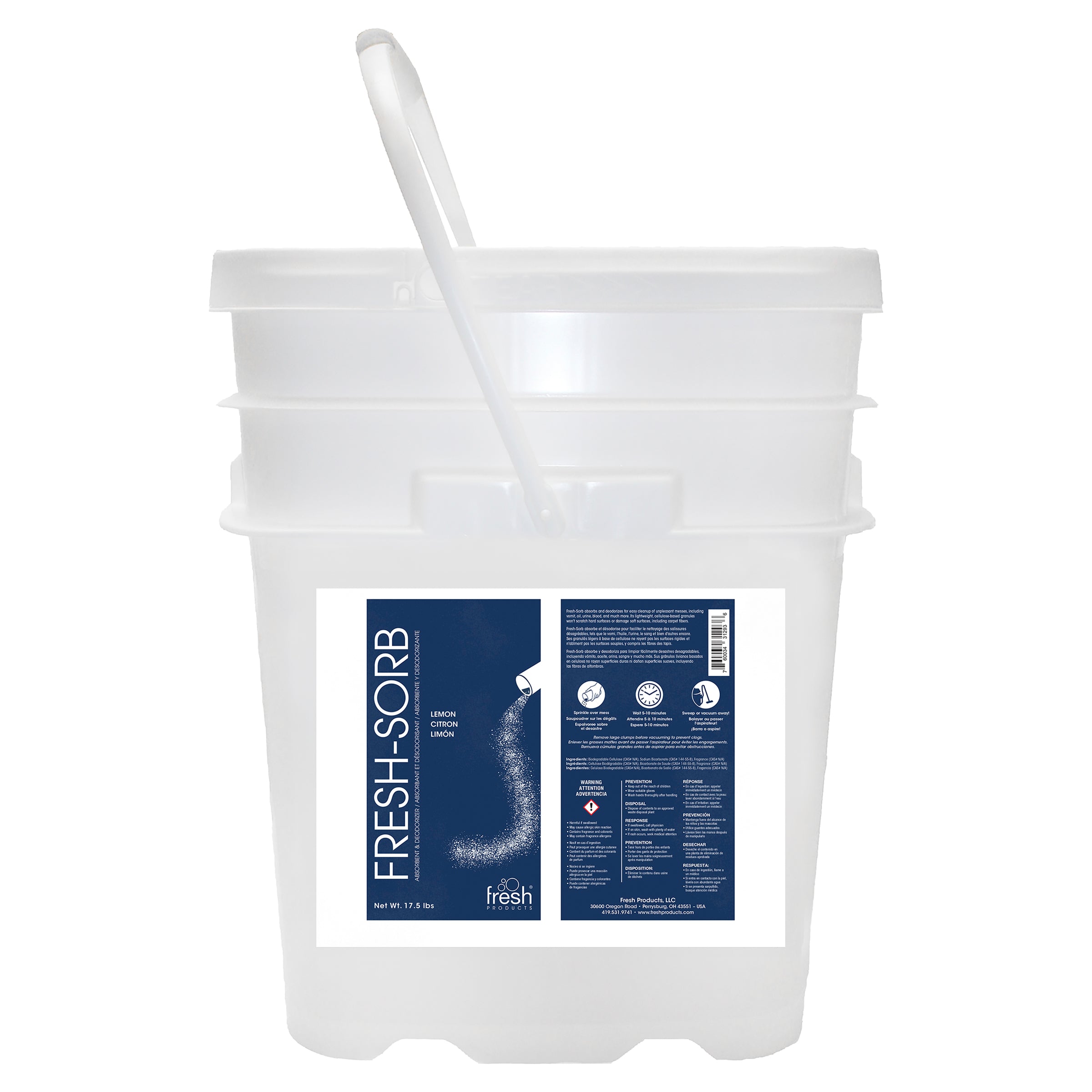 Fresh-Sorb 5 gallon pail Lemon (1 Pack)