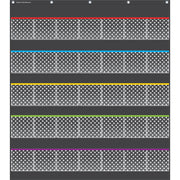 Black Polka Dots Storage Pocket Chart (32-1/2" x 36-1/2")