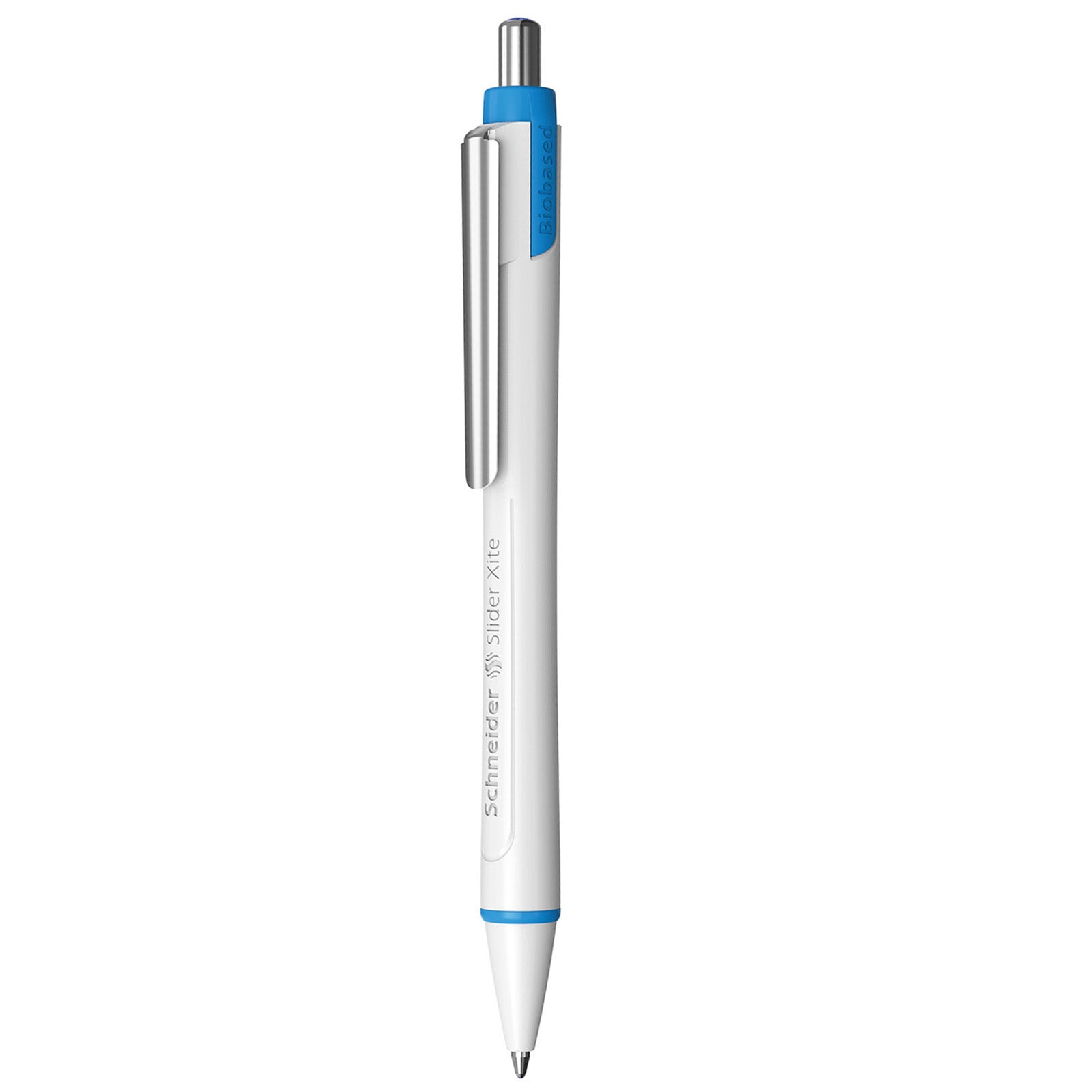 Slider Xite XB Refillable + Retractable Ballpoint Pen, 1.4 mm, Blue Ink, Box of 10 Pens
