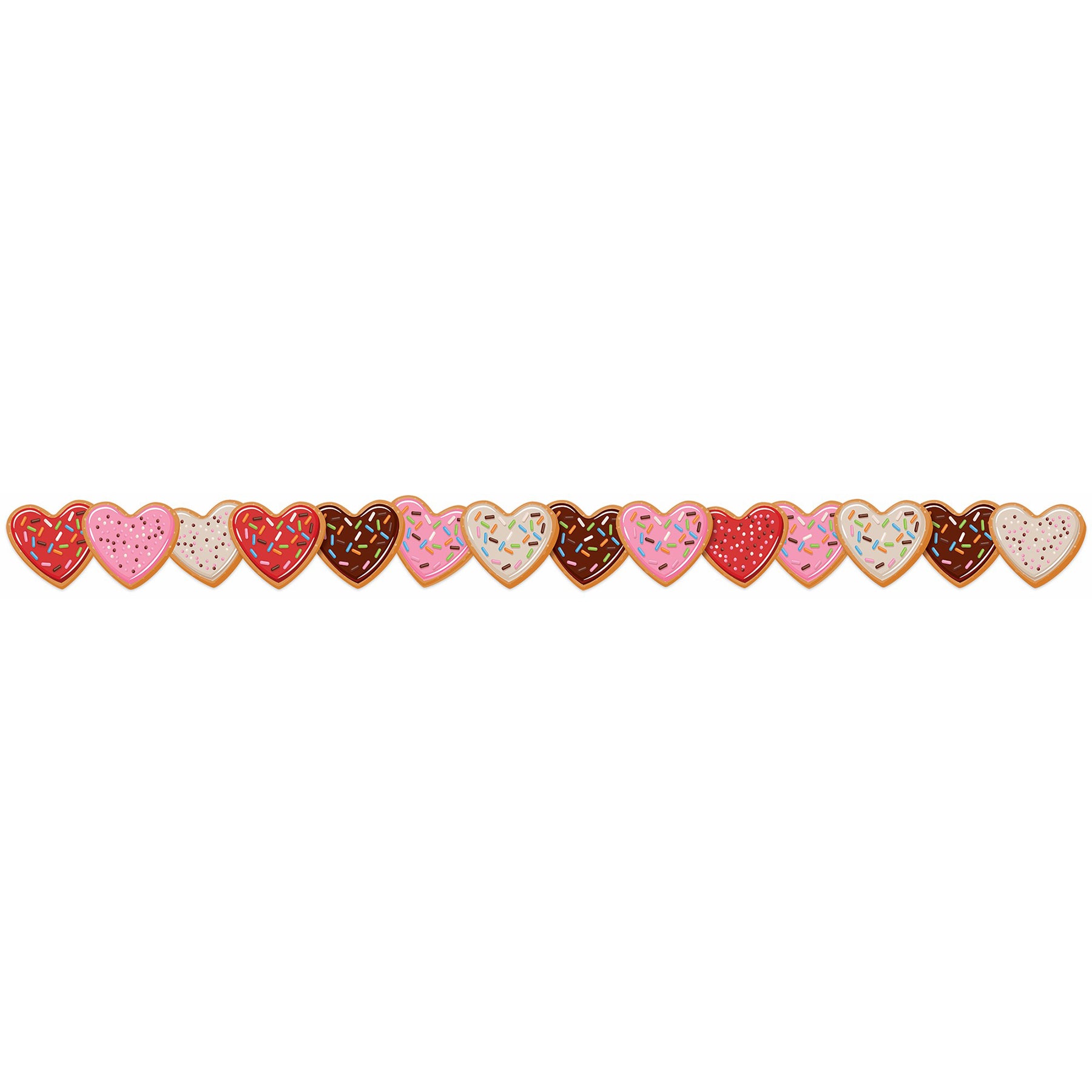 Heart Cookies Extra Wide Deco Trim®, 37 Feet