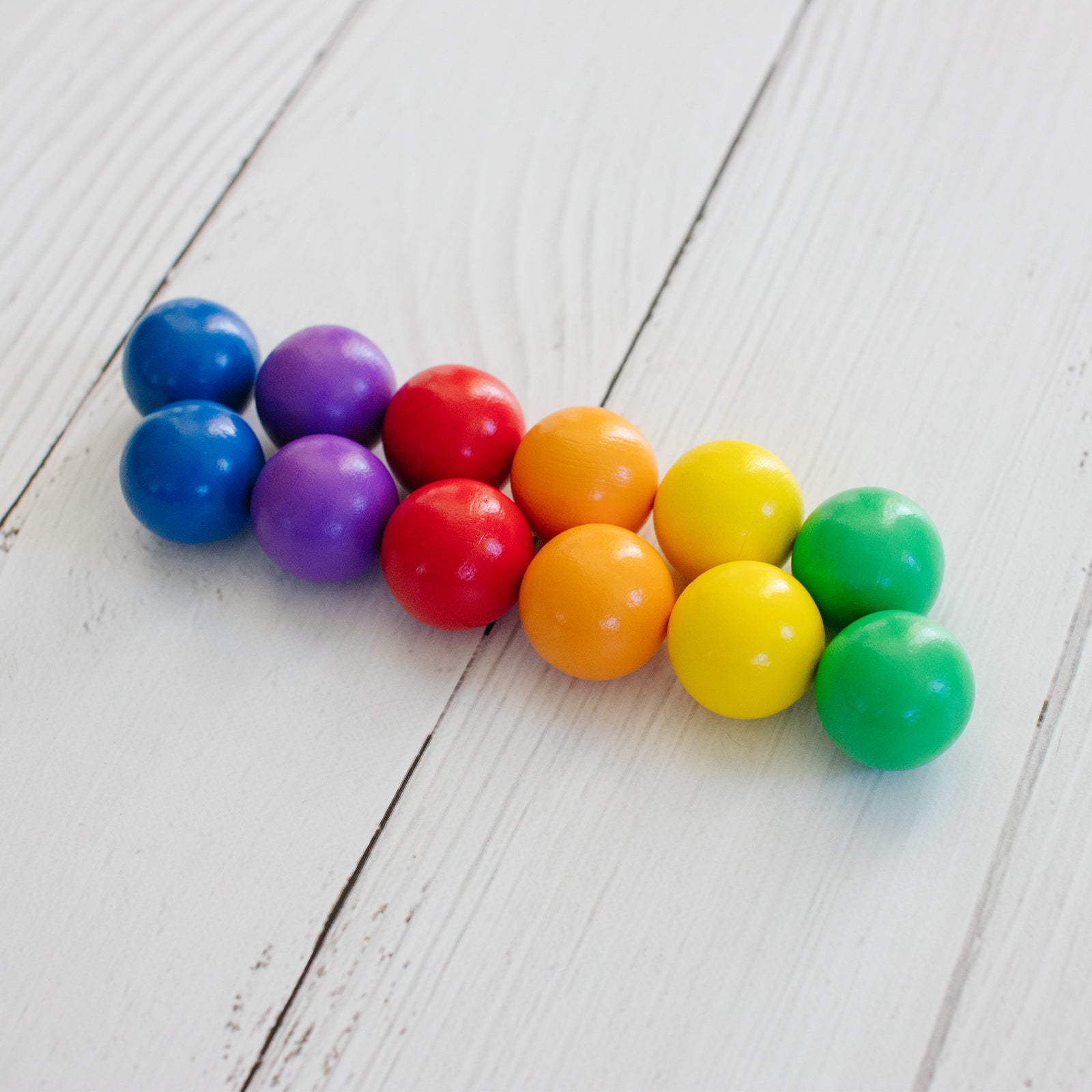 Magnetic Tiles Rainbow Ball Pack, 12 Pieces
