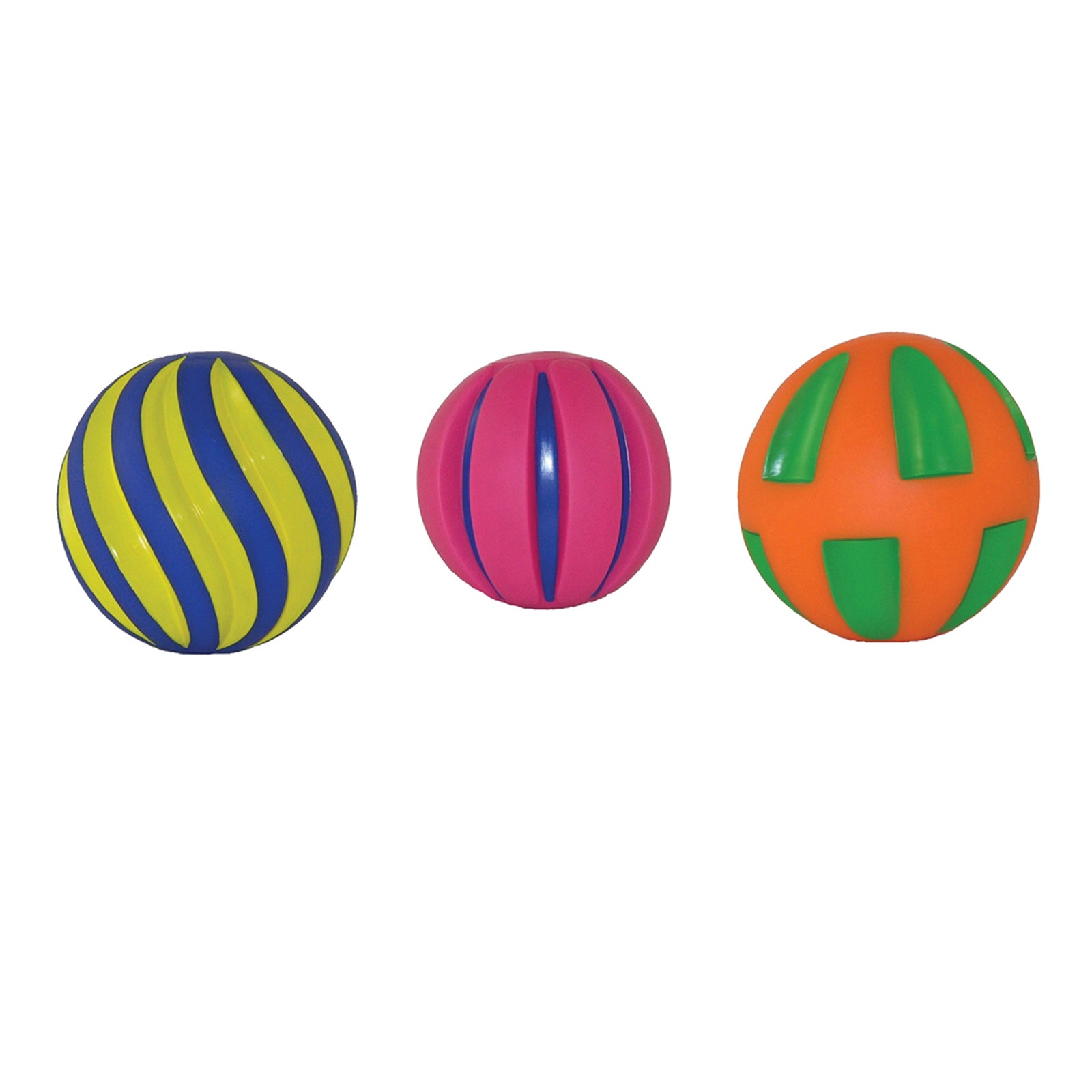 Tactile Squeak Balls, 6 Per Pack
