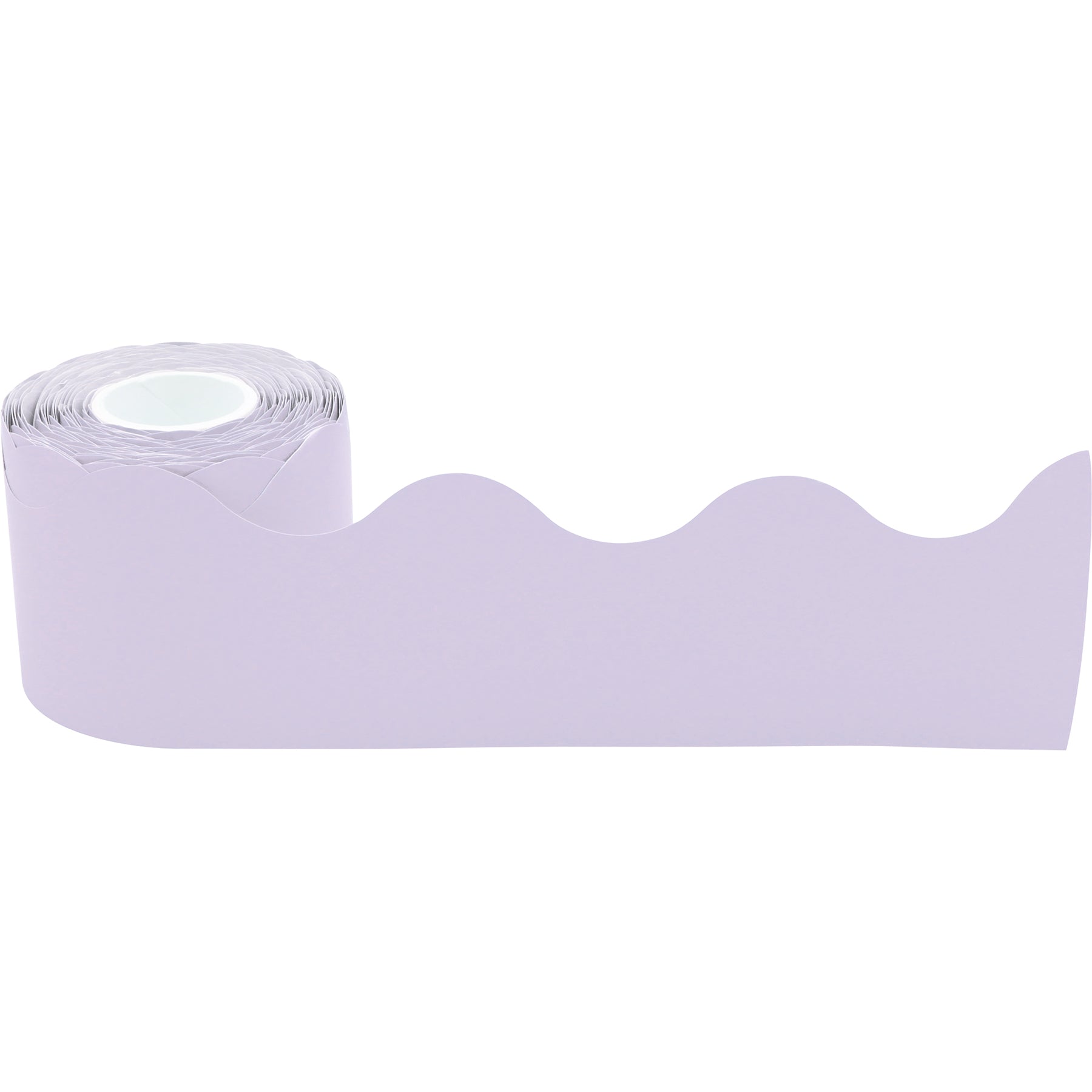 Lavender Scalloped Rolled Border Trim, 50 Feet