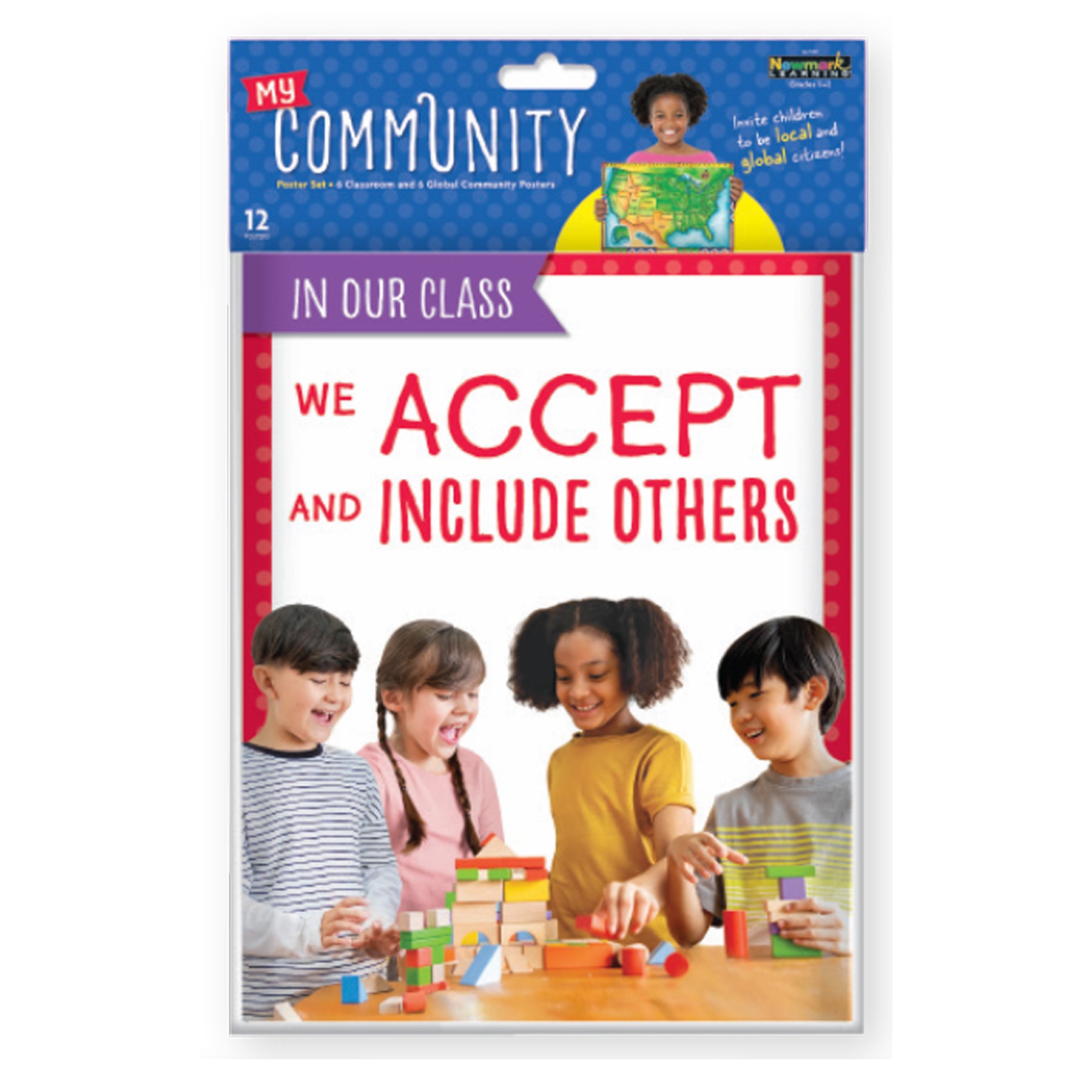 We Are a Community Classroom Poster Sets, Grades PreK–1