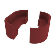 Pro Series Tallback Chairs 18" Seat Height, 6-Piece Set - Crimson