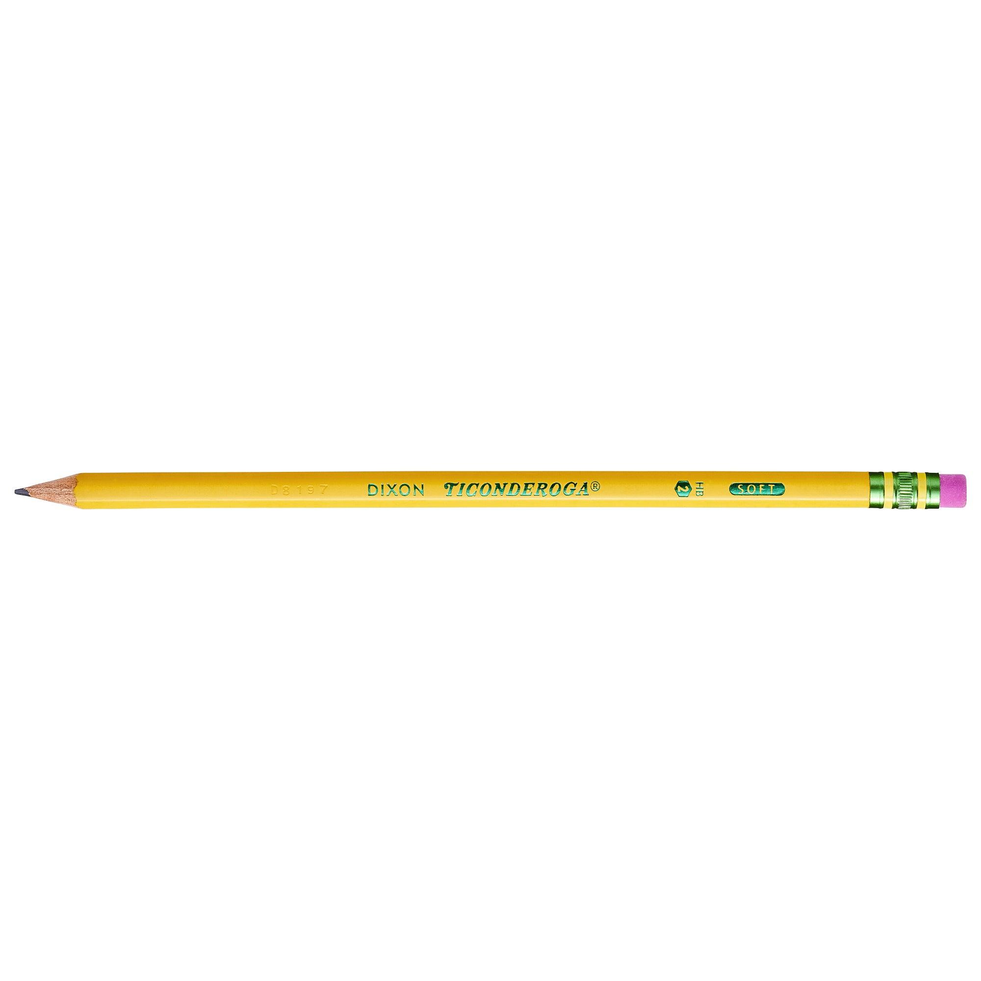 Pencils, #2 Soft, Yellow, Presharpened, Pack of 18