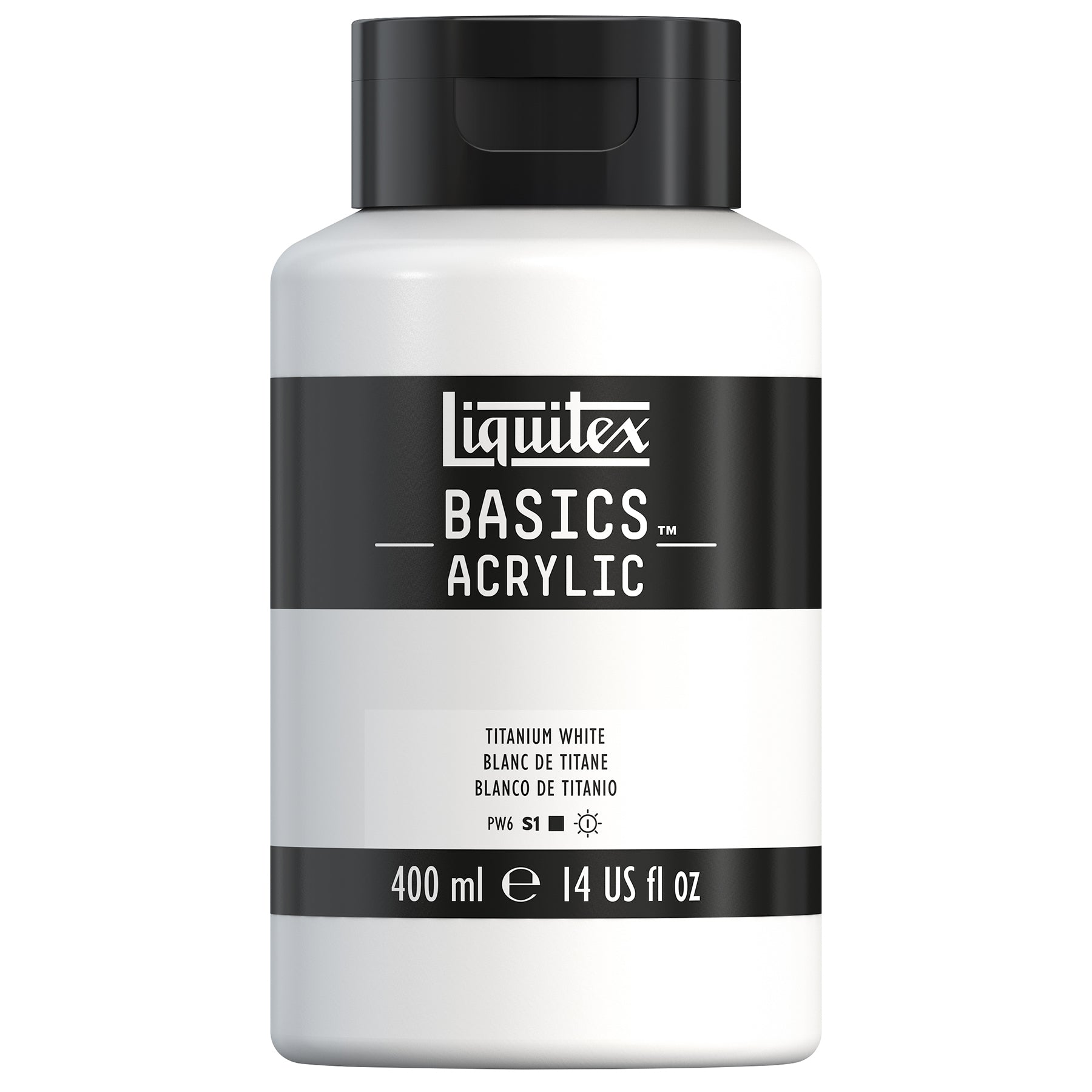 LQ BASICS 400ml Bottle - Titanium White
