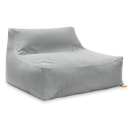 Jaxx Lavista Outdoor Bean Bag Loveseat/Modern Patio Sofa, Sunbrella, Granite
