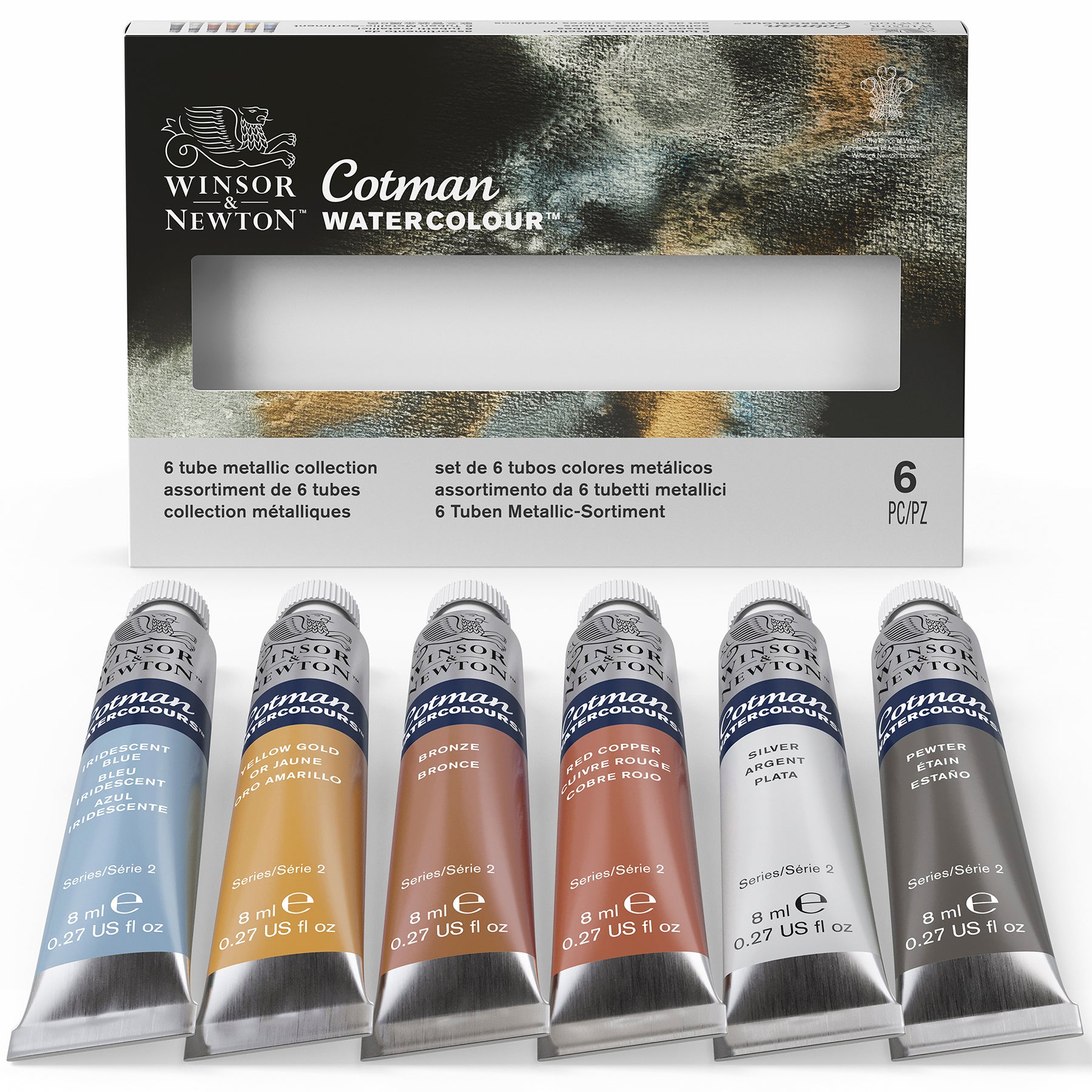 CWC - Metallic Collection Set - 6 x 8ml Tubes