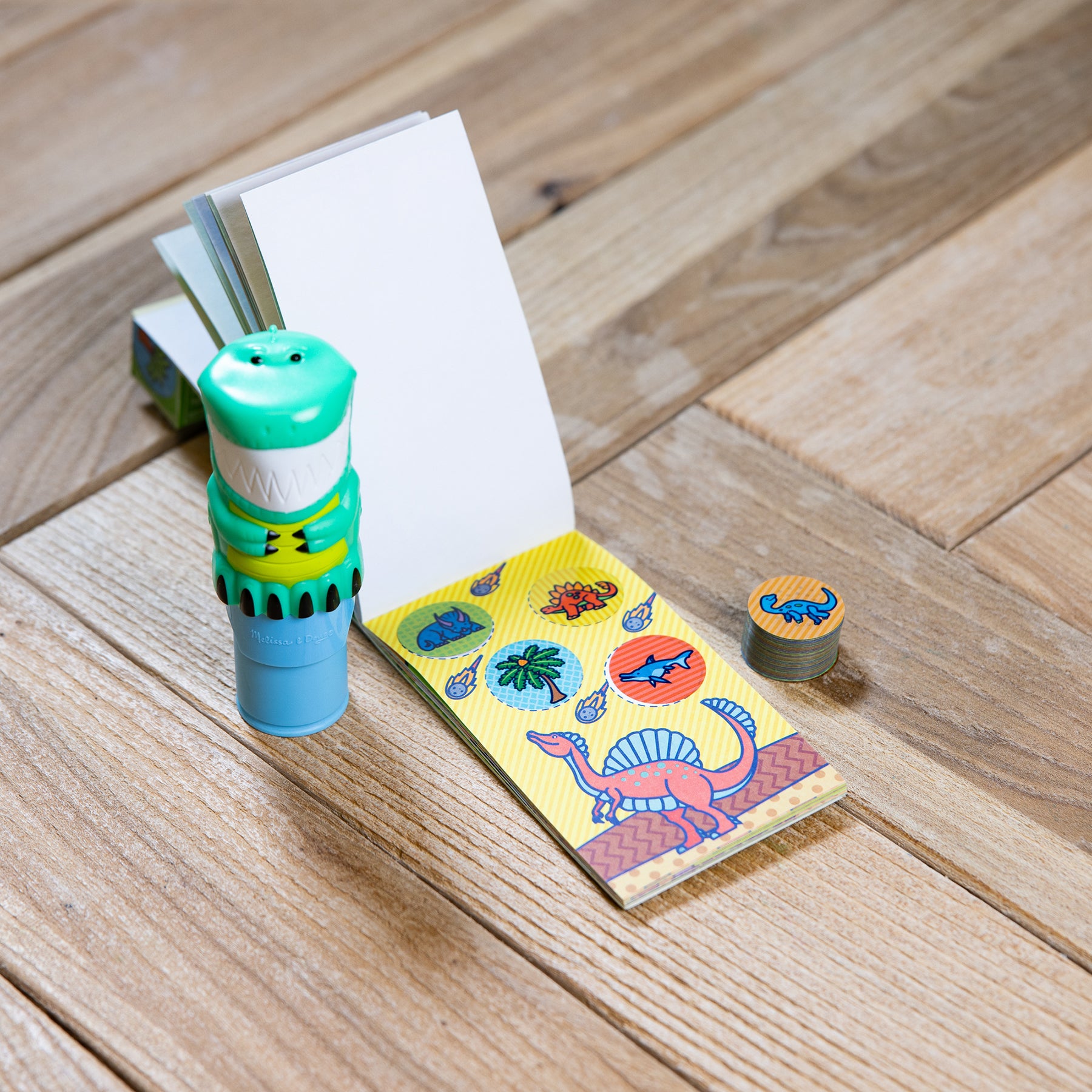 Sticker WOW! Mini Activity Pad with Refill Stickers - Dinosaur
