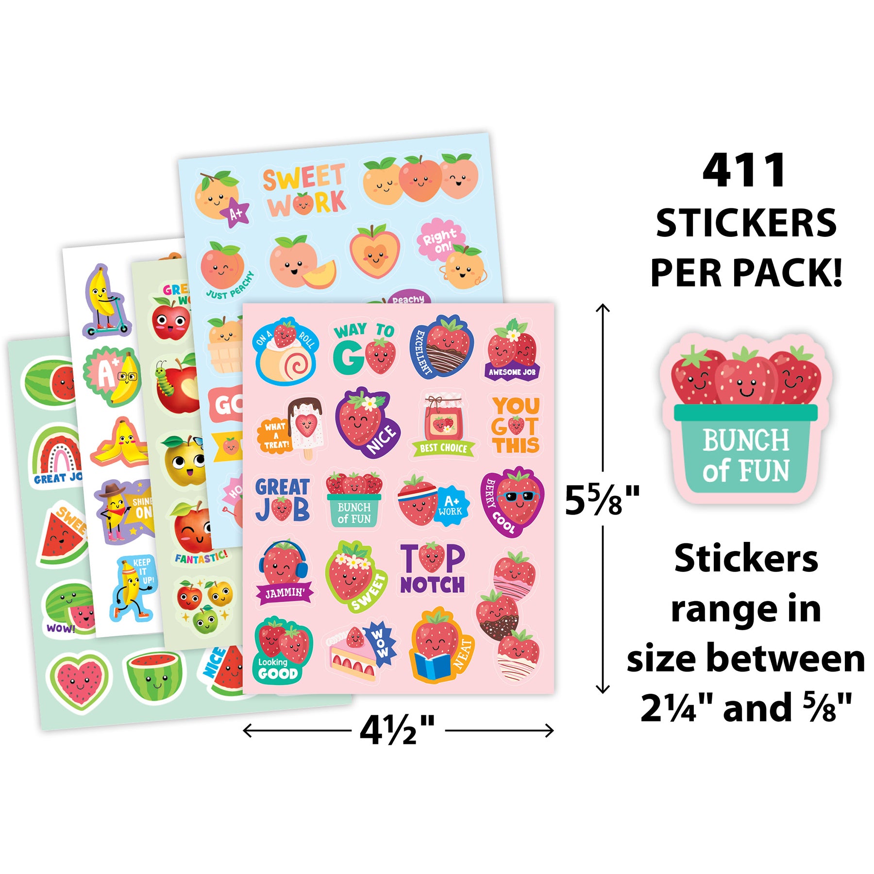 Fruit Pop Smelly Stickers Variety Pack