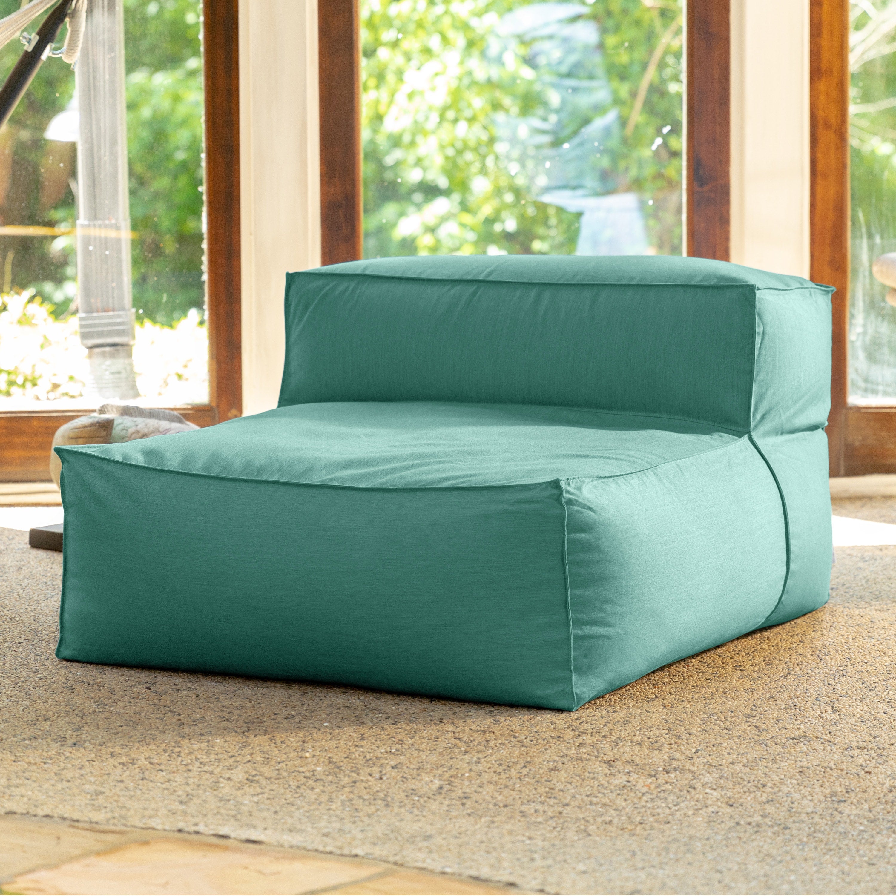 Baya Outdoor Center Seat - Luxurious Oversized European Style Outdoor Soft Seating, Sunbrella Breeze