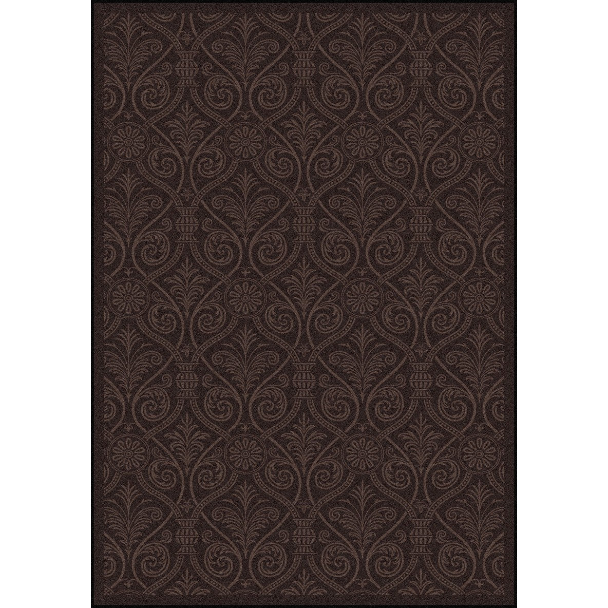 Damascus 3'10" x 5'4" area rug in color Brown