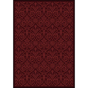 Damascus 3'10" x 5'4" area rug in color Burgundy