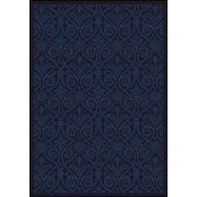 Damascus 3'10" x 5'4" area rug in color Navy