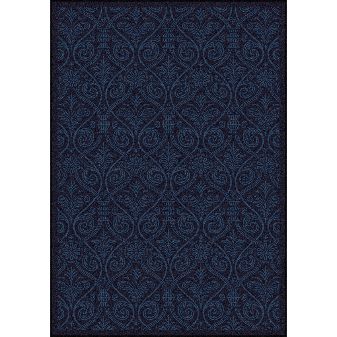 Damascus 10'9" x 13'2" area rug in color Navy