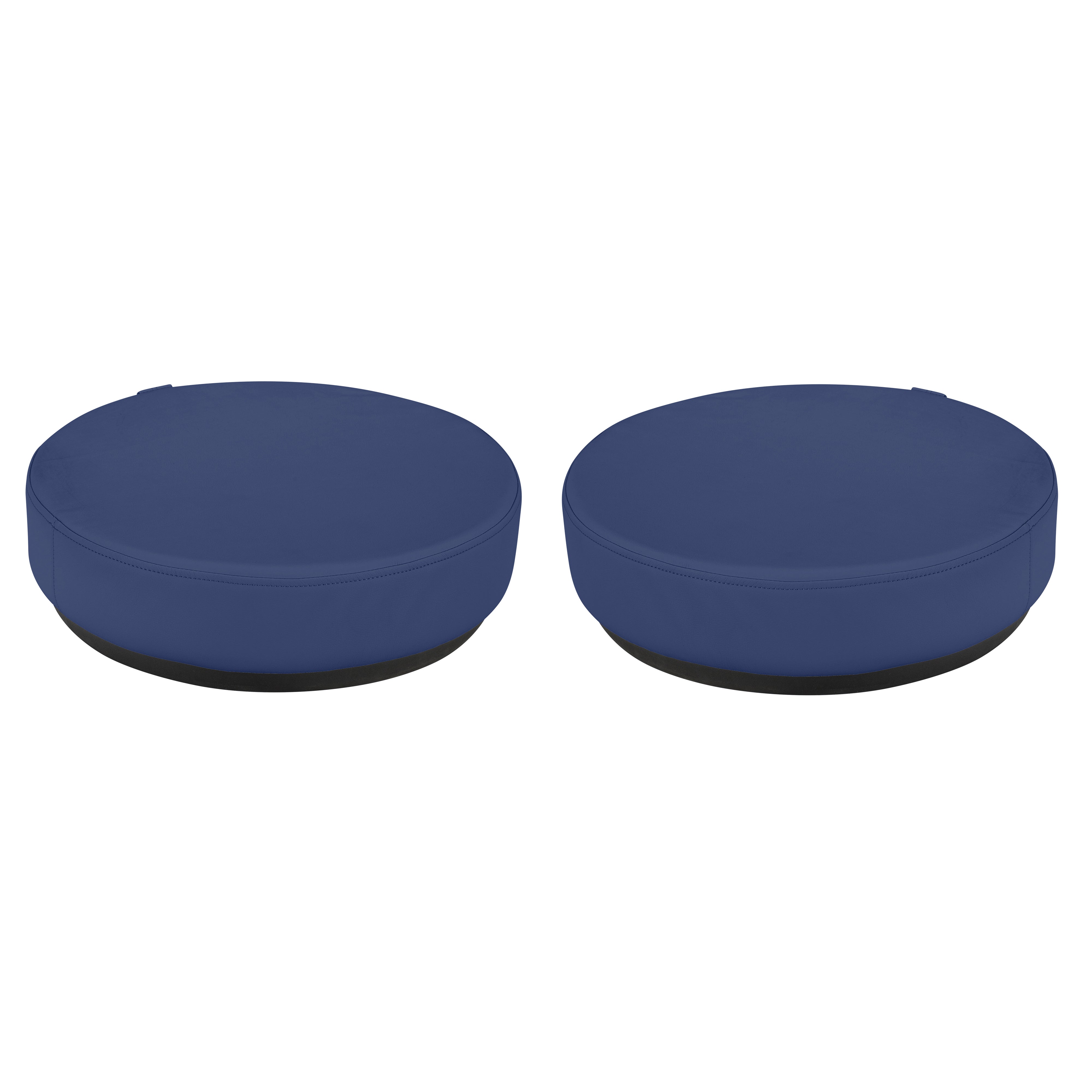 Pro Series Floor Cushion with Wobble Base, 2-Piece - Navy