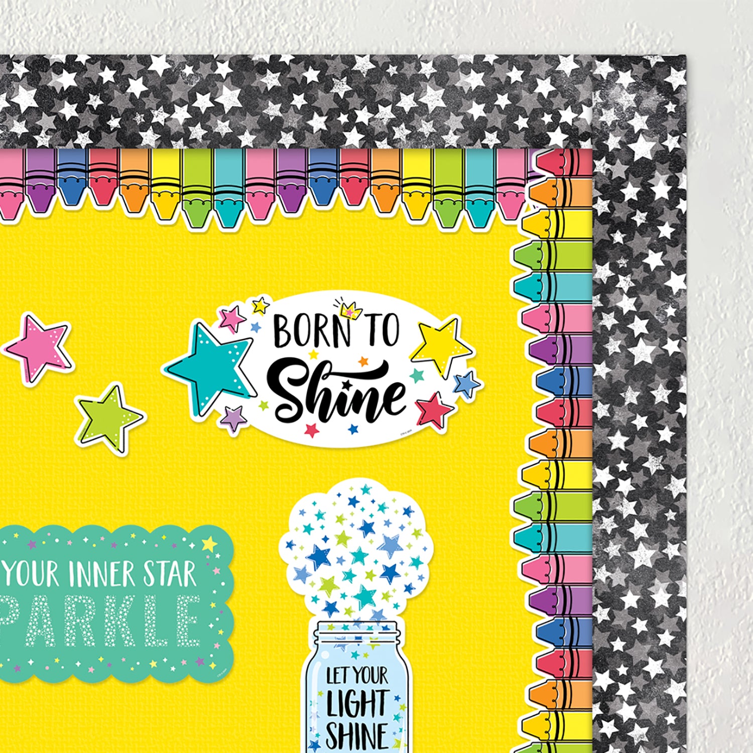 Core Decor Doodle Crayons EZ Border, 48 Feet