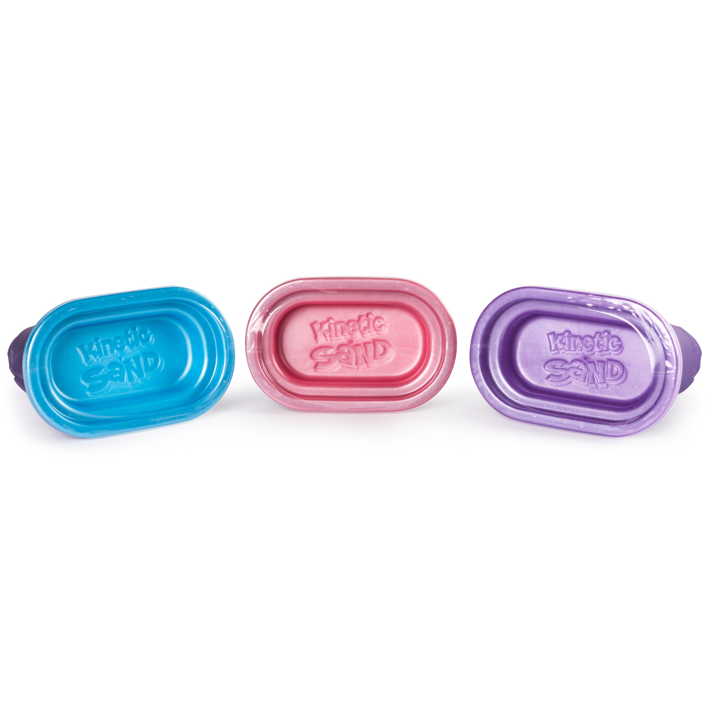 Kinetic Sand, Shimmer Sand 3 Pack with Molds and 12oz of Kinetic Sand