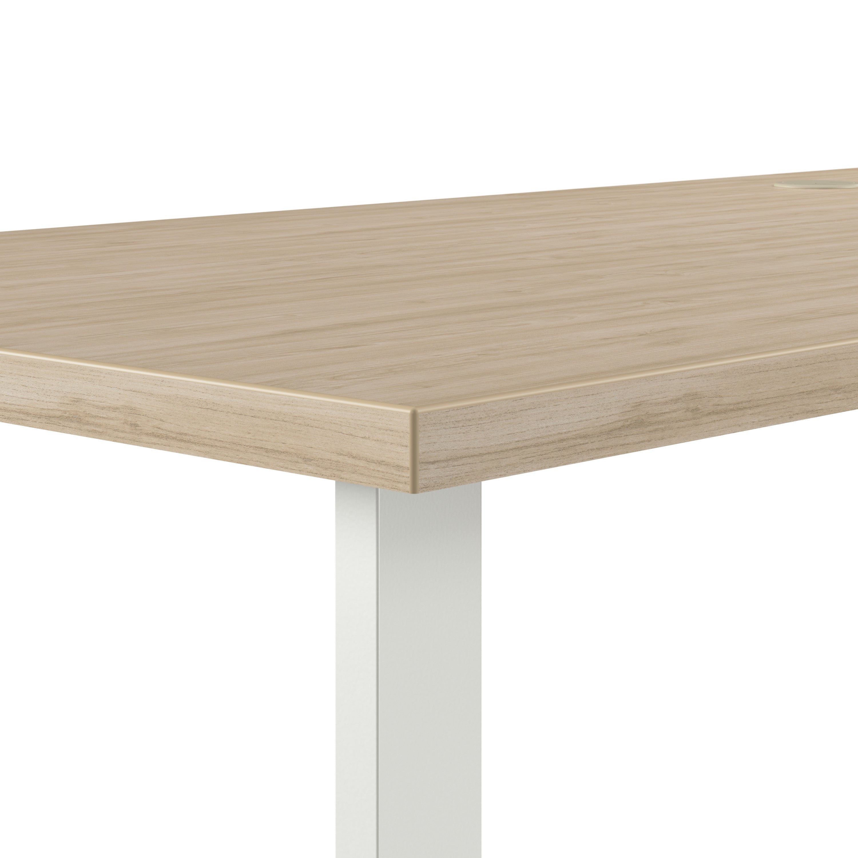 Bush Home Hustle 48W x 24D Computer Desk and Chair Set in Natural Elm - 47.59" Width x 23.34" Depth x 31.1" Height