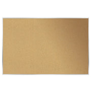 Natural Cork Bulletin Board with Aluminum Frame, 2'H x 3'W
