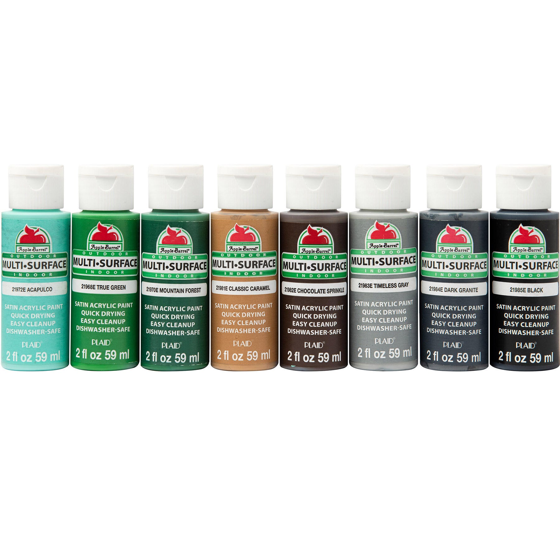 Multi-Surface Acrylic Paint, 2oz., 16-Piece Set