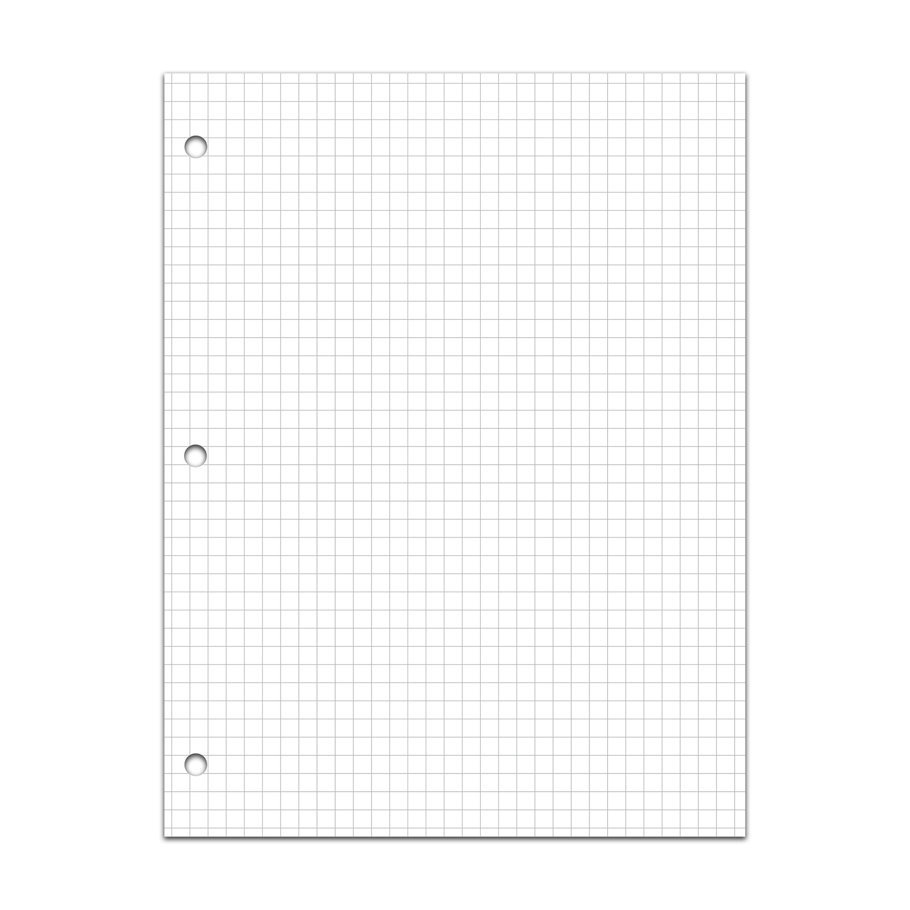 Filler Paper, 4 x 4 Graph Ruled, White, 80 Sheets