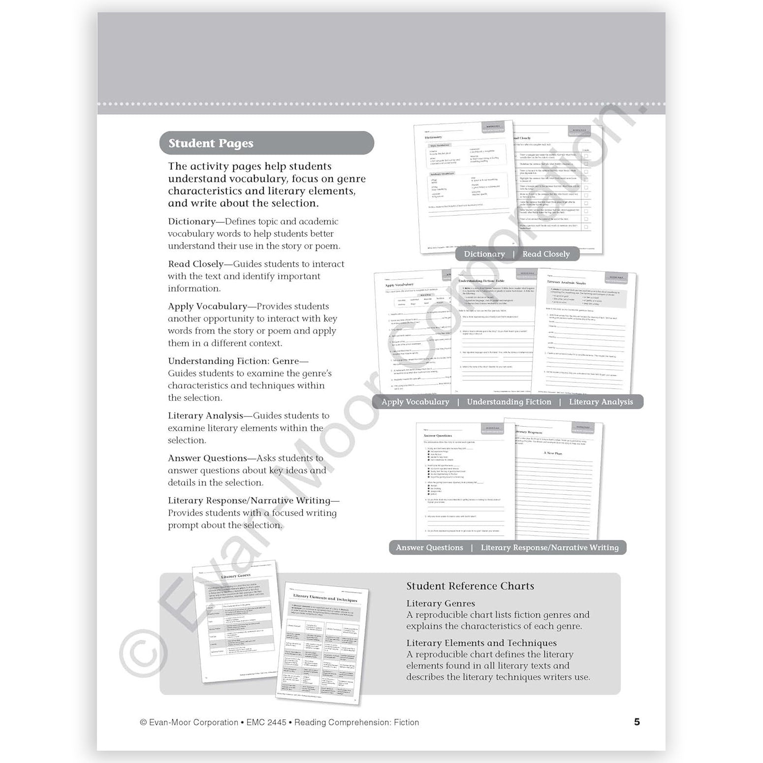 Reading Comprehension: Fiction, Grade 5