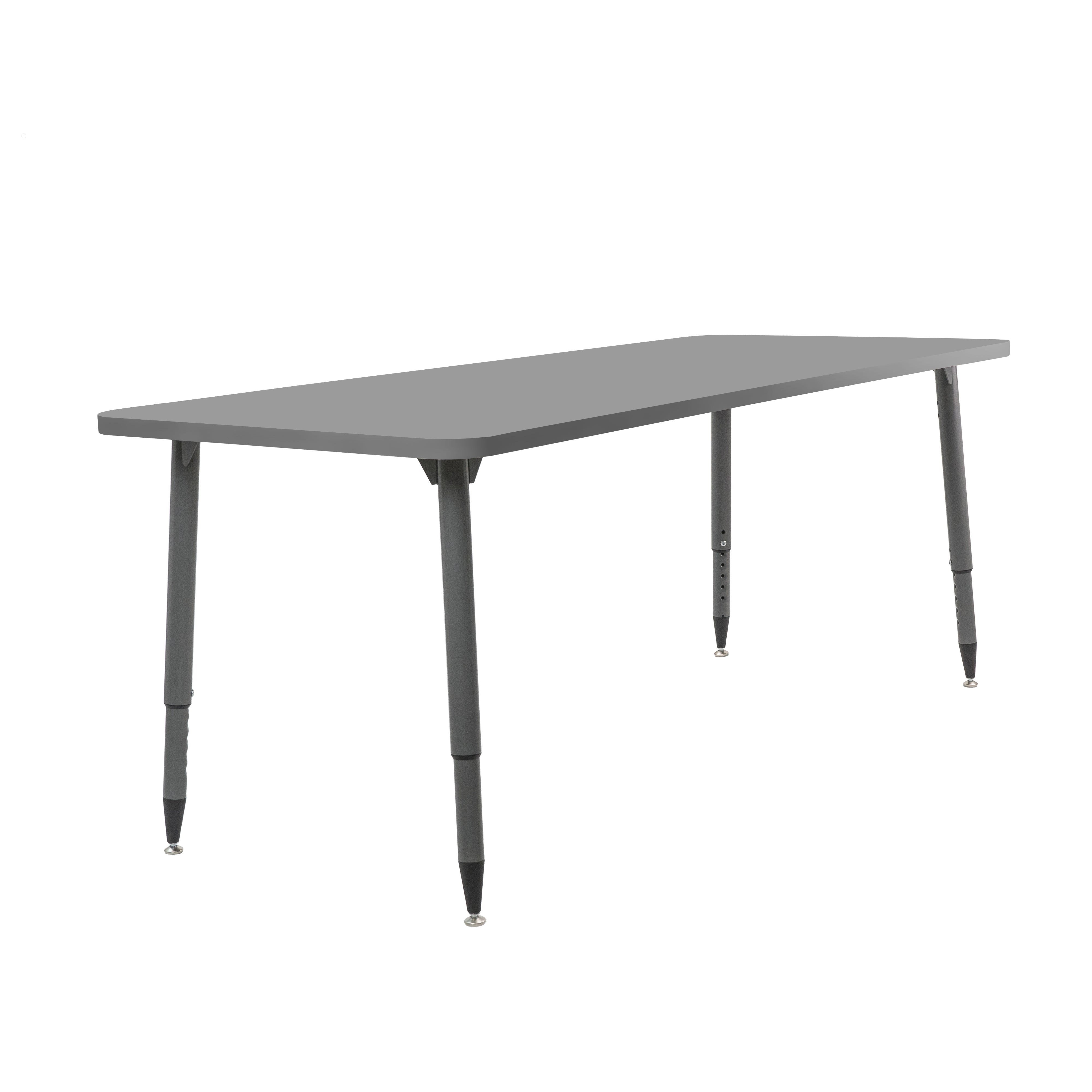 Adapte 30" x 72" Rectangle Activity Table with Adjustable Tapered Legs - North Sea/North Sea