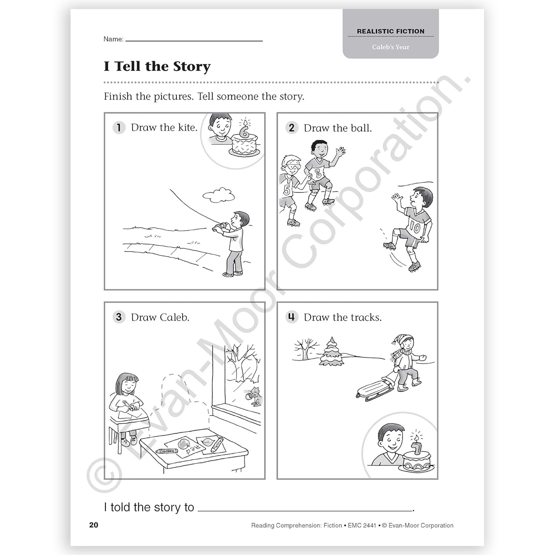 Reading Comprehension: Fiction, Grade 1